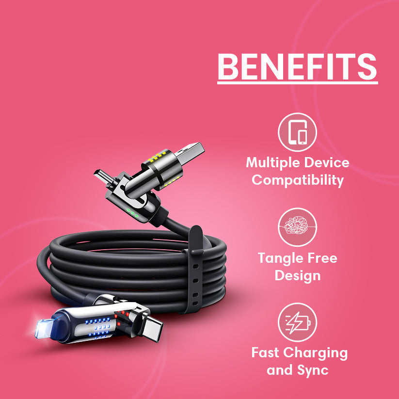 4-in-1 Multi USB Fast Charging Cable