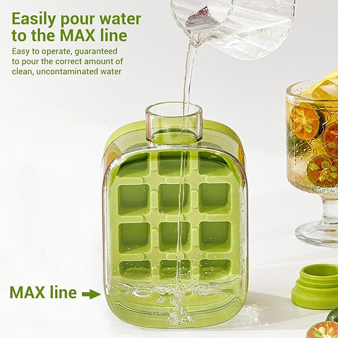 2-in-1 Ice Maker Water Bottle - Portable & Insulated