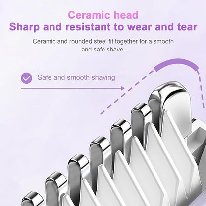 Dual-Head Rechargeable Electric Shaver - For Men & Women