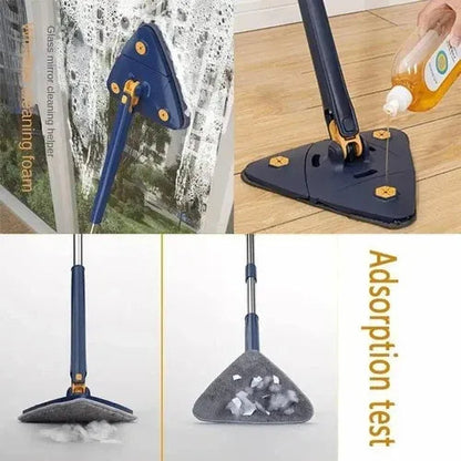 360° Rotating Self-Wringing Floor Mop - Adjustable Handle