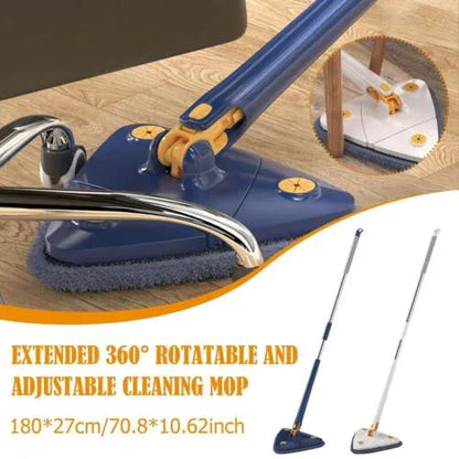 360° Rotating Self-Wringing Floor Mop - Adjustable Handle