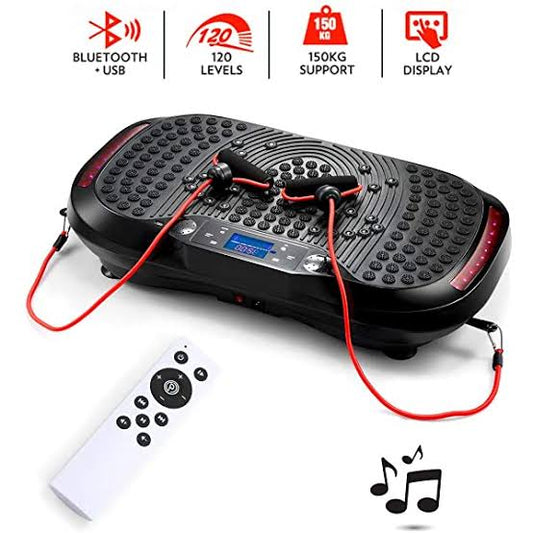 Full Body Vibration Fitness Machine – Bluetooth & LCD Display